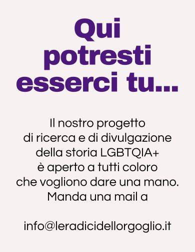 Qui potresti esserci tu...